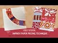 Improv paper piecing quilting technique