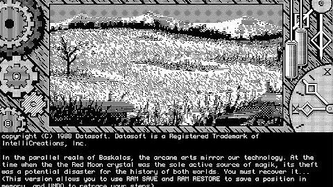 Time and Magik trilogy: Red Moon walkthrough (68K Mac - Level 9/Datasoft)