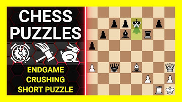 Chess Puzzles to Practice. Themes: Endgame, Crushing, Short puzzle. Learn Chess