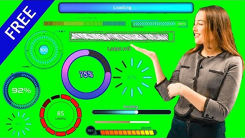 Loading Cool green screen (No Copyright)