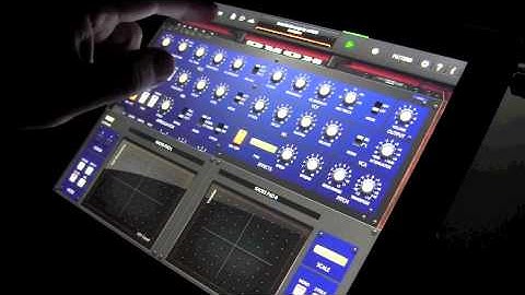 KORG iPolysix Demo RetroFunkLounge