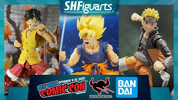 New York Comic Con NYCC 2025 - Bandai Tamashii Nations Booth Tour - Dragon Ball, Naruto, One Piece..