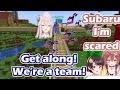 Botan teaches Korone fear while Subaru tries to control the situation [Hololive/ENG Sub]