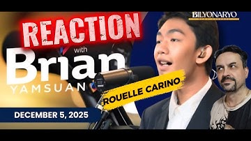 Sessions with Brian Yamsuan  Roulle Cariño  December 5, 2025 reaction