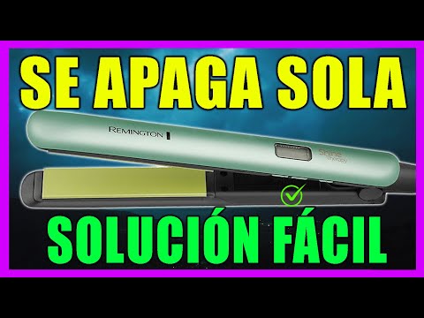 Video: ¿Las planchas Remington se apagan automáticamente?