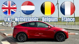 I took a Tesla Model Y Performance on a European Road trip.