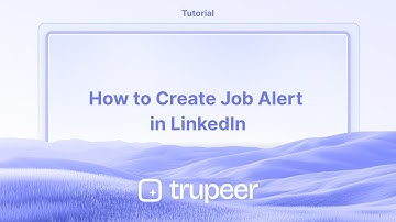 How to Create Job Alert in LinkedIn