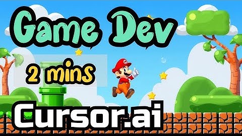 Game Development without coding using Cursor.ai