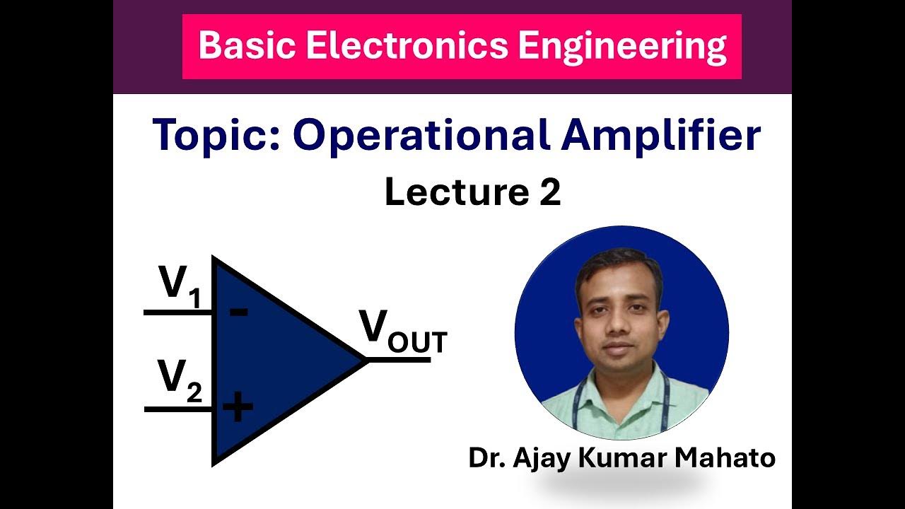 Basic Electronics Topic Operational Amplifier (Opamp) in Hindi