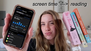 swapping my screen time for reading!! 📱☀️📚