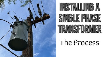 INSTALL: Single Phase Transformer #journeyman #linelife #lineman