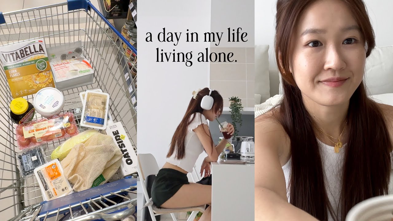 a day in my life living alone - YouTube