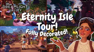 FULL ETERNITY ISLE TOUR  Atlantis, Aladdin, and Fairy Vibes! | Disney Dreamlight Valley