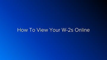MyCast&Crew: How to View Your W-2s Online