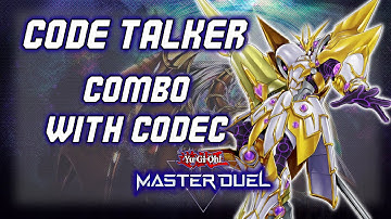 Code Talker Combos with Cynet Codec Yugioh 2022 Master Duel