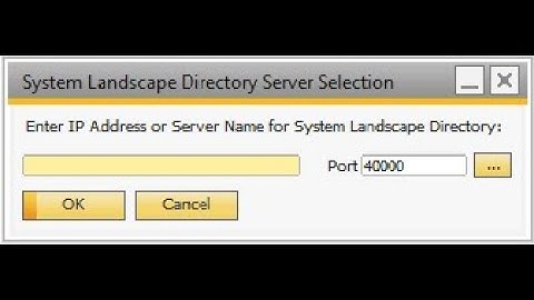 SAP Business one Port Problem (30000-40000) SLD