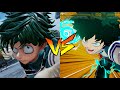 Jump Force VS My Hero: One’s Justice 2 -Skills Awakening & Ultimate Attack Comparison