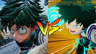 Jump Force VS My Hero: One’s Justice 2 Skills Awakening & Ultimate Attack Comparison