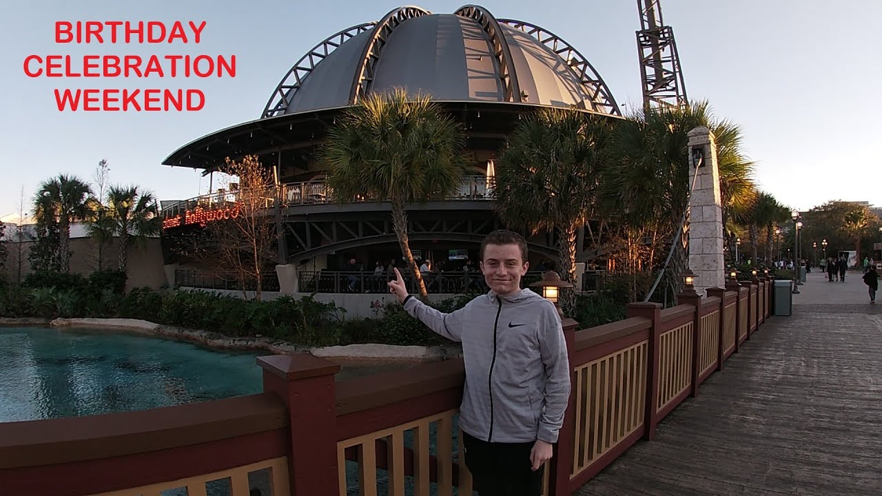 BIRTHDAY CELEBRATION IN DISNEY SPRINGS - LEGO STORE & PLANET HOLLYWOOD