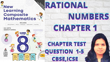 NEW LEARNING COMPOSITE MATHEMATICS CLASS 8  CH 1 | RATIONAL NUMBERS | MATHS GRADE | MAMTA MUND