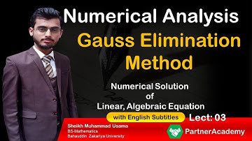 gauss elimination method || gauss elimination method in urdu & hindi || Sheikh Usama