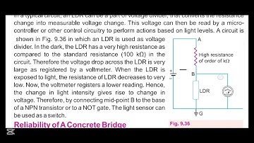 Light Dependent Resistors & Applications| Reliability Of Concrete Bridge|11th Class physics new Book
