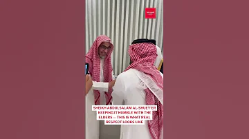 Sheikh Abdulsalam Al Shuey Er Leading By Example 