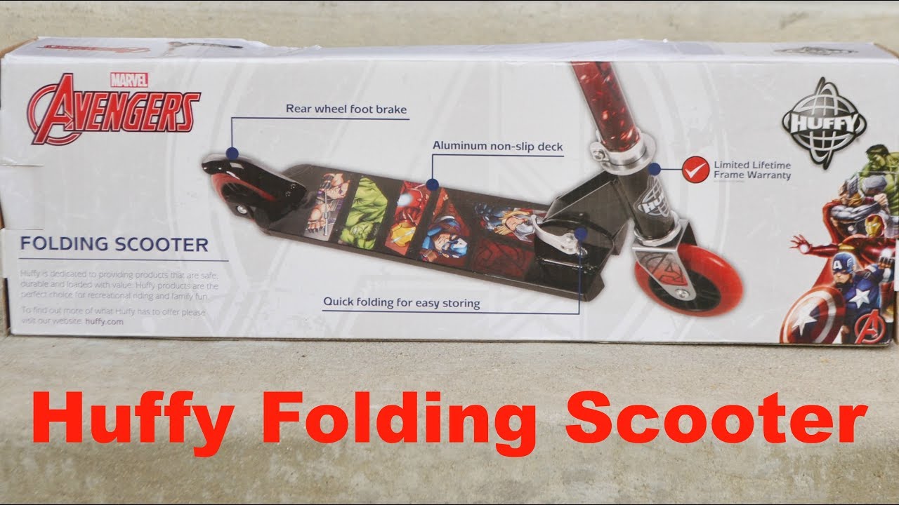 The Avengers Folding in Line Scooter