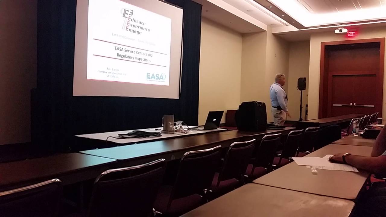 EASA 2016 session: Safety Regulations & Inspections