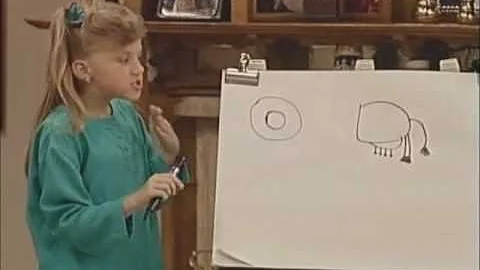 Full House - Michelle Playing Charades "big bird!"...