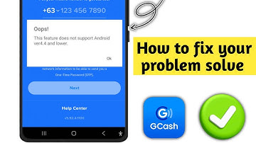 Gcash This Feature Does Not Support Android 4.4 and Below | GCash Feature Not Supported Problem Fix 