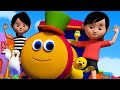 Bob o trem | Rimas e canções de berçário para crianças | Vídeos de desenhos animados para crianças