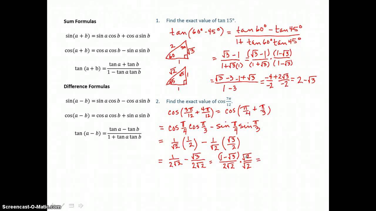 Algebra 2 Chapter 14 Section 6 YouTube Algebra 2 chapter 14 section 6 youtube