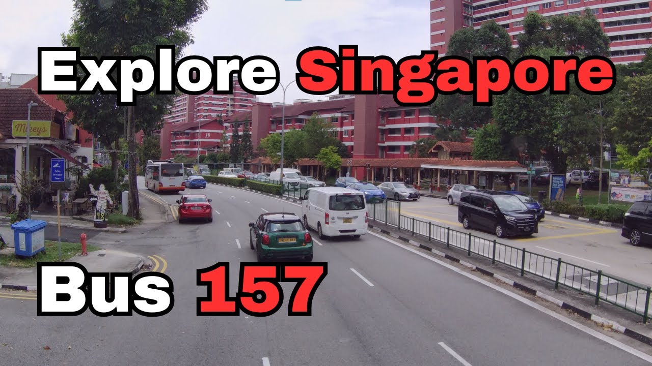[4K] Explore Singapore on Bus 157 (Boon Lay to Toa Payoh)