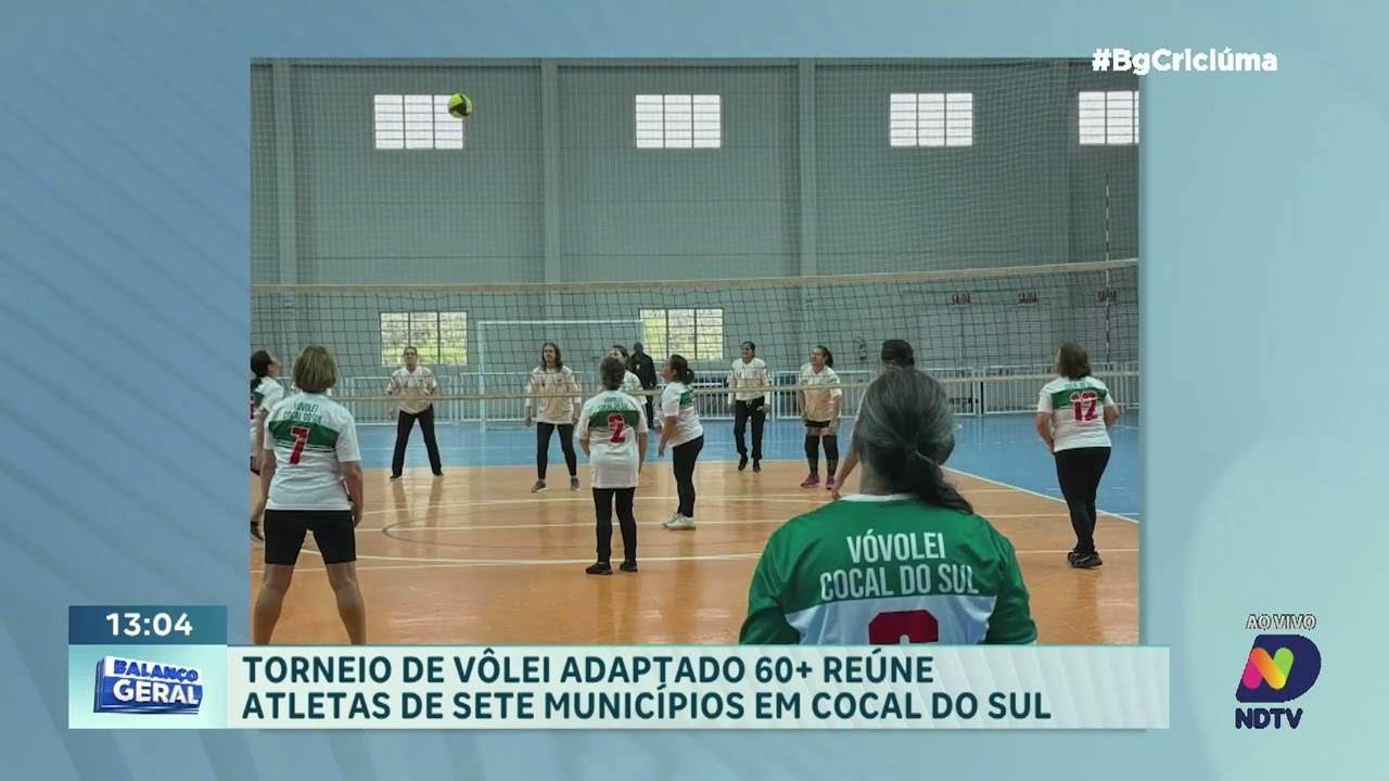 Torneio de vôlei adaptado reúne atletas da região em Cocal do Sul