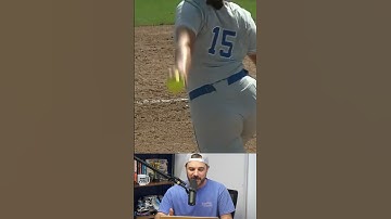 Her pitch grip is insane, a breakdown #softball #pitching #duke #strikeout #sports