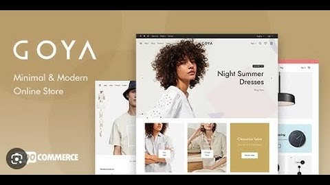 Goya Wordpress woocommerce theme free download