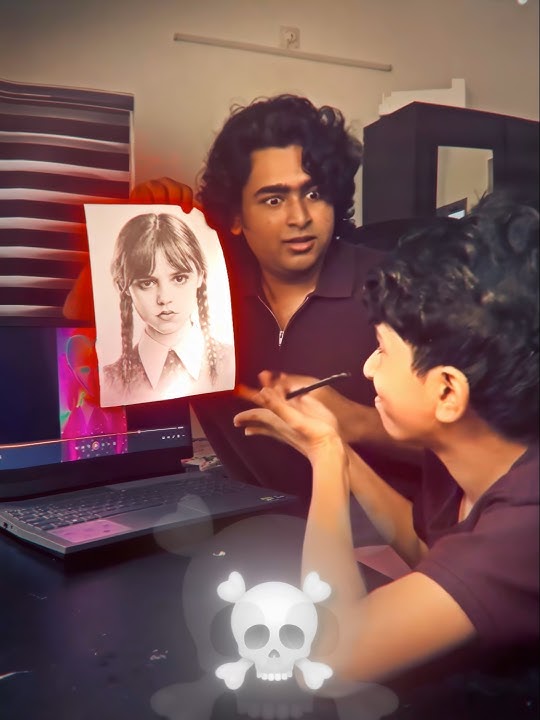 His hidden drawing talent no one expected  😱✍️