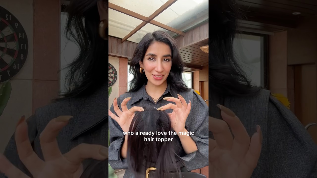 Magic Hair Topper is our new & proud innovation, which is clip-less and available in a new size