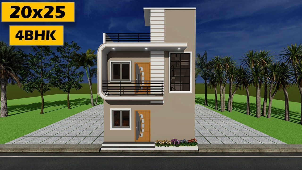 20 x 25 SMALL HOUSE DESIGN II 20 X 25 GHAR KA NAKSHA II 500 SQFT HOUSE