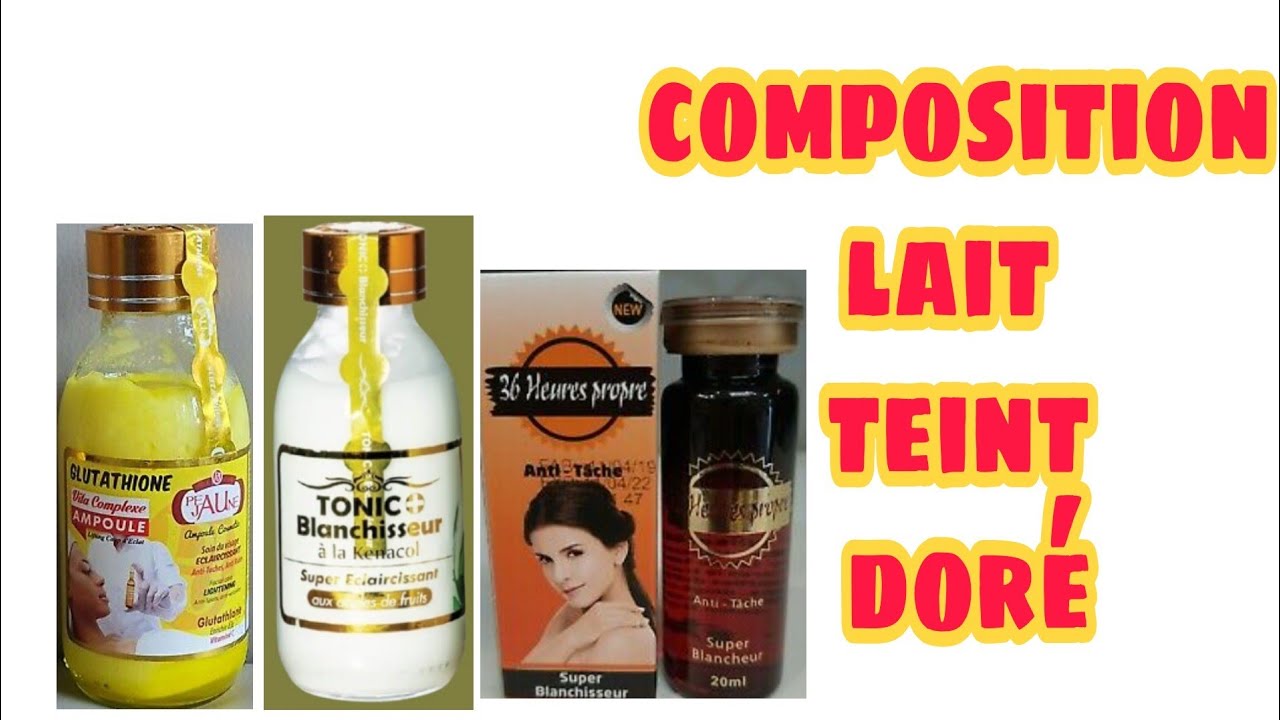 lait glutathione blanchisseur Lait éclaircissant glutathione
