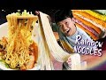 RAINBOW NOODLES, Seafood BREAKFAST & Most Beautiful NIGHT MARKET in Sukhothai Thailand