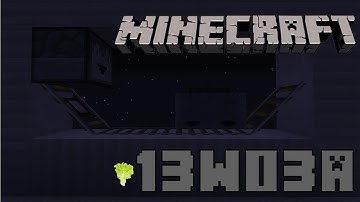 Minecraft Snapshot 13w03a! Crafting Recipes, Features, and More!!