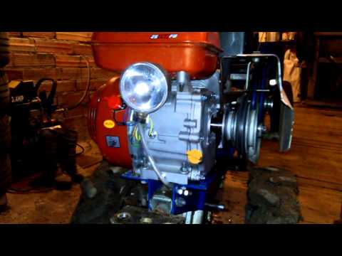 Motoblokas Neva MB-2. Variklis Zongshen ZS-168FB