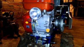 Motoblokas Neva MB-2. Variklis Zongshen ZS-168FB