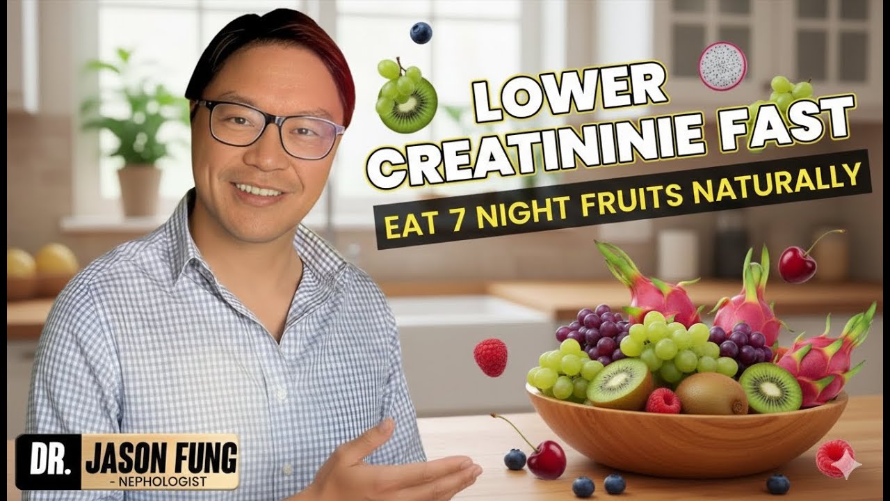 Lower Creatinine Fast While You Sleep with 7 Night Fruits to Protect Your Kidneys After 60 Dr Jason
