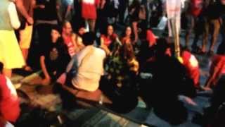 20151001 21:15 Zion Square Jerusalem Sukkot days