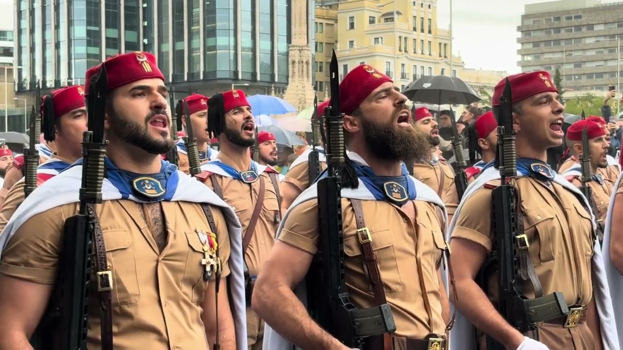 Himno de Regulares. Desfile de la Fiesta Nacional 2024