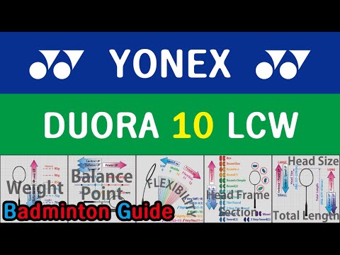 Video YONEX Duora 10 LCW (Badminton Racket Analysis) - youtube