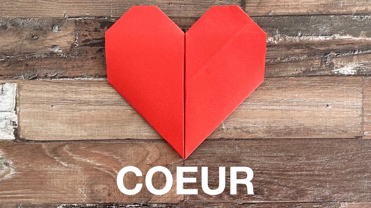 Comment faire un Origami Coeur en Papier ❤️